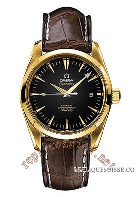 Omega Seamaster Aqua Terra Chronometer 18K Or Hommes 2603. Montre Réplique