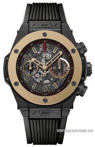 Hublot Big Bang Unico Ceramique Magic Or Montre Réplique