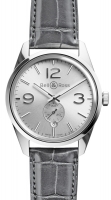 Bell & Ross BRV 123 Officer argent VinTAGe des hommes Montre Réplique