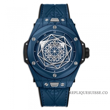 Réplique Hublot Big Bang Unico Sang Bleu Ceramique Blue