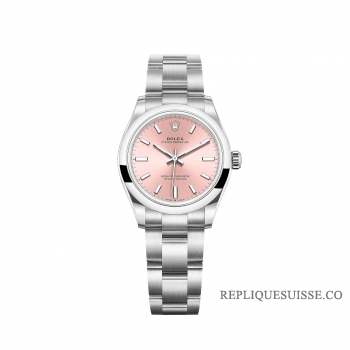 Rolex Oyster Perpetual 31 cadran rose