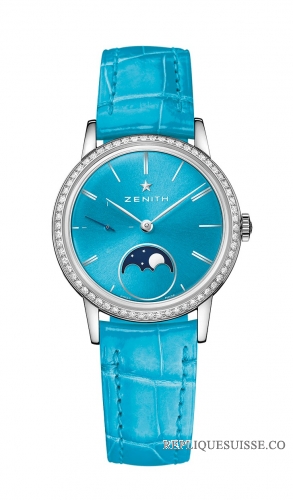 Zenith ELITE Dames Phase de lune 33mm 16.2333.692 / 54.C817 Montres Copie