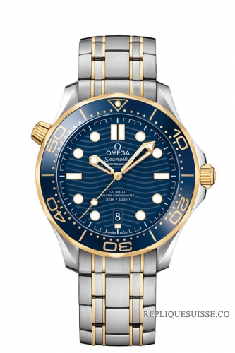 OMEGA Seamaster Acier or jaune Anti-magnetique 210.20.42.20.03.001