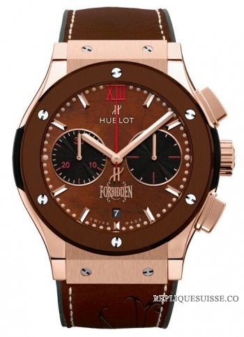 Hublot Classic Fusion Forbiden X King Or Brown Ceramique 521.OC.0589.VR.OPX14 (King Or) Montre Réplique