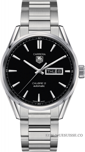 TAG Heuer Carrera Calibre 5 Day-Date Automatique 41 mm WAR201A.BA0723 Montre Réplique