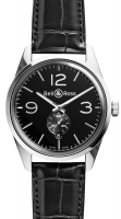 Bell & Ross BRV 123 Officer noir VinTAGe des hommes Montre Réplique