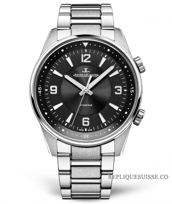 Copie Montre Jaeger-LeCoultre Polaris Automatique Acier Inoxydable/Noir/Bracelet 9008170