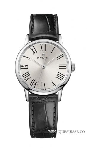 Alligator Leather de Zenith Elite Ultra Thin Luxury pour femmes 03.2330.679 / 11.C714 Montres Copie