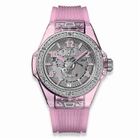 Copie Montre Hublot Big Bang One Saphir Rose Diamants 39mm 465.JP.4802.RT.1204