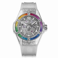 Copie Montre Hublot Big Bang Un clic Sapphire Rainbow 39mm 465.JX.4802.RT.4099