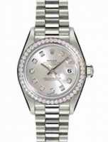 Rolex Datejust acier Diamant Bezel Dames 179384G Montre Réplique