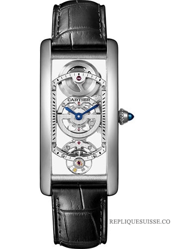 Cartier Tank Cintree Squelette Edition Limitee WHTA0009 Montres Copie