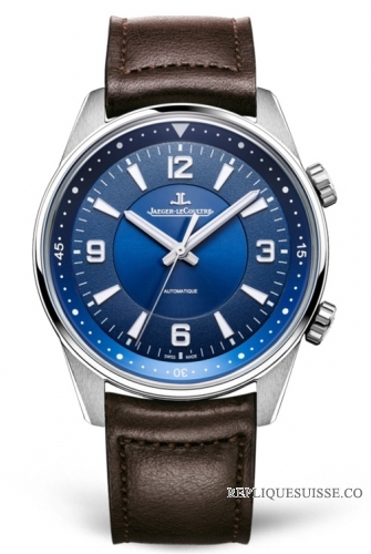 Copie Montre Jaeger-LeCoultre Polaris Automatique Acier Inoxydable/Bleu/Veau 9008480