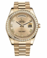 Réplique Rolex Day Date II President jaune or Chamapgne cadran 218348 CHR 218348 CHRP