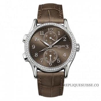 Patek Philippe Complications pour femmes avec cadran brun 7134G-001 Montres Copie