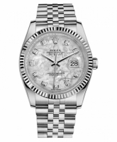 Réplique Rolex Datejust en acier de 36mm cadran en nacre Bracelet Jubile 116234 MDJ