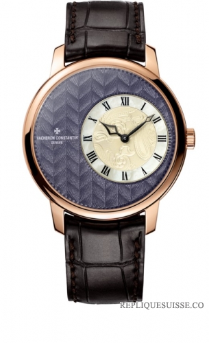 Copie Montre Vacheron Constantin Metiers elegance Sartoriale motif chevrons Reference 1400U/000R-B159