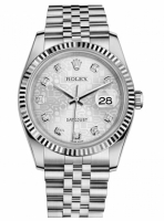 Réplique Rolex Datejust 36mm Steel Silver Jubilee Dial Jubile Bracelet 116234 SJDJ