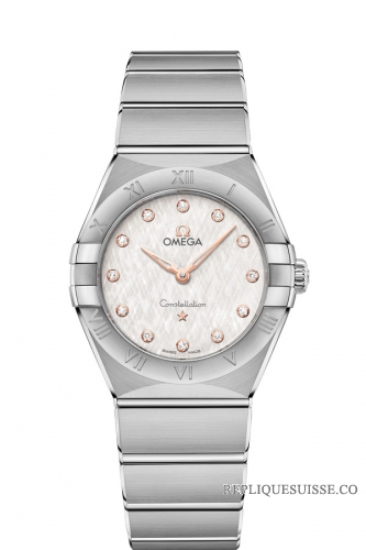 les diamants en acier OMEGA Constellation 131.10.28.60.52.001