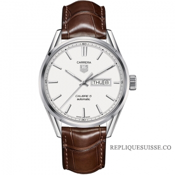 TAG Heuer Carrera Calibre 5 Day-Date Automatique 41 mm WAR201B.FC6291 Montre Réplique