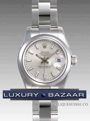 Rolex Datejust 179160 (Silver Dial, Stick Markers) Montre Réplique