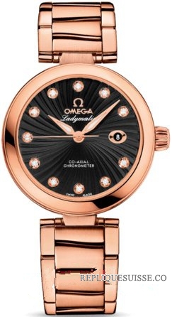 Omega De Ville Ladymatic Rose Or 425.60.34.20.51.001 Dames Montre Réplique