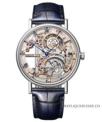 Breguet Classique Tourbillon Extra-Plat Squellette 5395PT/RS/9WU