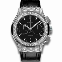 Copie Montre Hublot Chronographe Titanium Pave 45mm Classic Fusion Diamond Montre 521.NX.1171.LR.1704