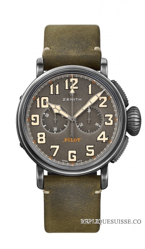 Zenith PILOT Type 20 Chronographe Ton-Up 45mm 11.2430.4069 / 21.C773 Montres Copie