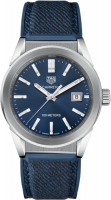 Copie Montre Tag Heuer Carrera Cadran bleu de taille moyenne WBG1310.FT6115