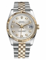 Réplique Rolex Datejust 36mm acier et Jaune or Argent Dial 116233 SDJ