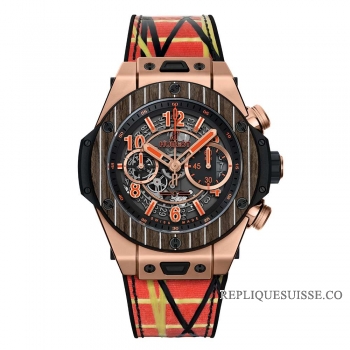 Réplique Hublot Big Bang Unico Teak Italia Independant