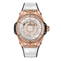 Réplique Hublot Big Bang One Click Sang Bleu King Gold Diamants Blancs