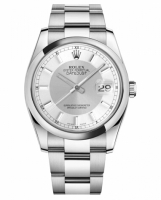 Réplique Rolex Datejust en acier de 36mm d?me lunette cadran argente 116200 STSISO