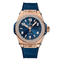 Réplique Hublot Big Bang One Click King Gold Blue Diamants