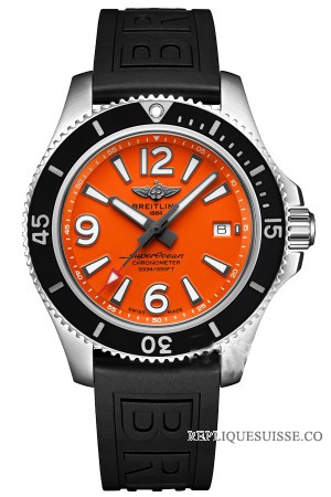 Breitling Superocean II 42 Acier Orange Cadran A17366d71o1s1