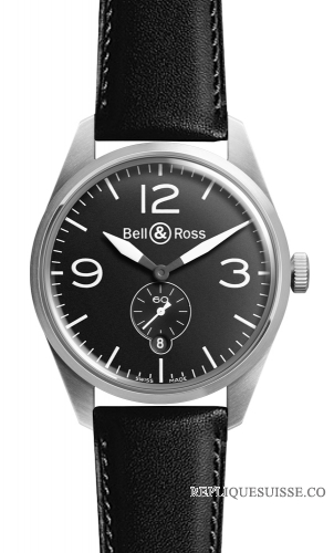 Bell & Ross BRV 123 Original noir VinTAGe des hommes Montre Réplique