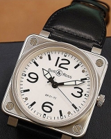 Bell & Ross BR01-92 Blanc dial Automatique Hommes Montre Réplique