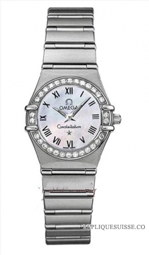 Omega Constellation Dames Mini Quartz 1466.61.00 Montre Réplique