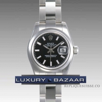 Rolex Datejust 179160 (noir Dial, Stick Markers) Montre Réplique