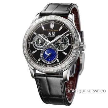 Réplique Cravate Chopard L.U.C Lunar One noire 171927-9002