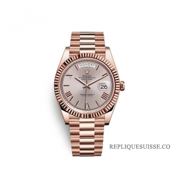 Rolex Day-Date 40 Everose Gold 18 ct M228235-0001 Cadran Sundust