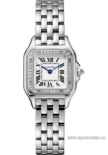 Cartier Panthere de Cartier Petit Or Blanc WJPN0006 Montres Copie