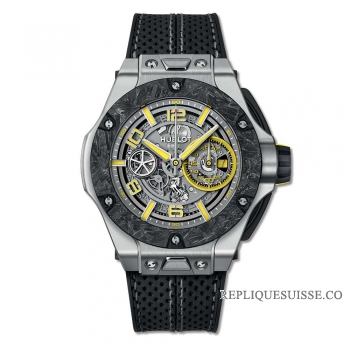 Réplique Hublot Big Bang Scuderia Ferrari 90e anniversaire Platine