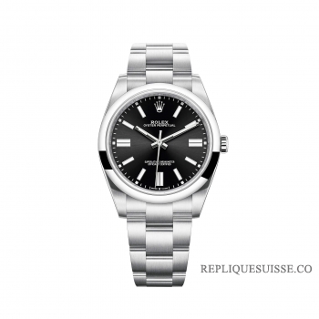 Rolex Oyster Perpetual 41 Bracelet Oyster cadran noir brillant