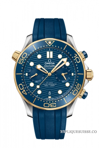 OMEGA Seamaster Acier or jaune Anti-magnetique 210.22.44.51.03.001