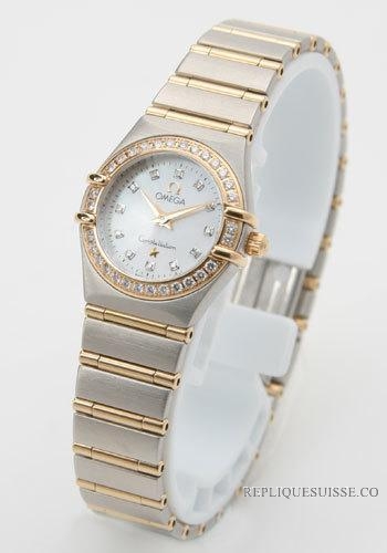 Omega Constellation Dames Mini Quartz 1267.75.00 Montre Réplique