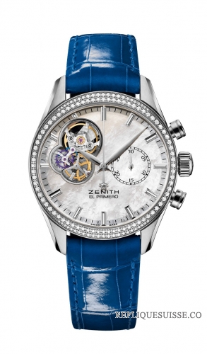 Zenith El Primero Chronomaster Open Dames Nacre 16.2150.4062 / 81.C754 Montres Copie