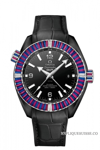 OMEGA Seamaster Ceramique noire 24 heures GMT 215.98.46.22.01.003