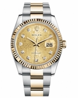 Réplique Rolex Datejust 36mm acier et or Champagne Jubilee Dial 116233 CHJDO